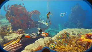 Two divers in Subnautica 2.