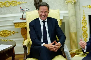 NATO Secretary General Mark Rutte attends a meeting with US President Donald Trump in the Oval Office of the White House in Washington, DC, on June 24, 2026. (Photo by Aaron Schwartz / AFP)